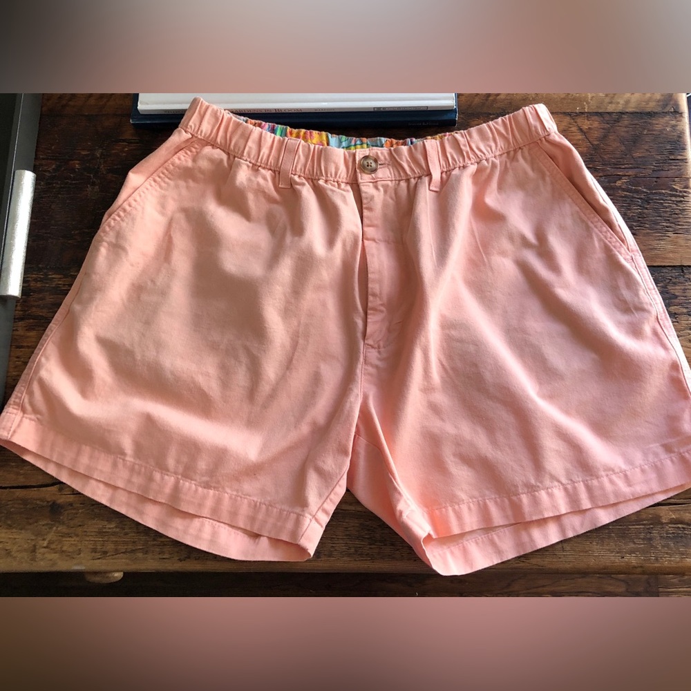 Chubbies peach colored shorts